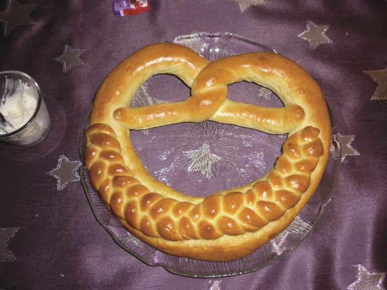 Weihnachtsbrezelverkauf